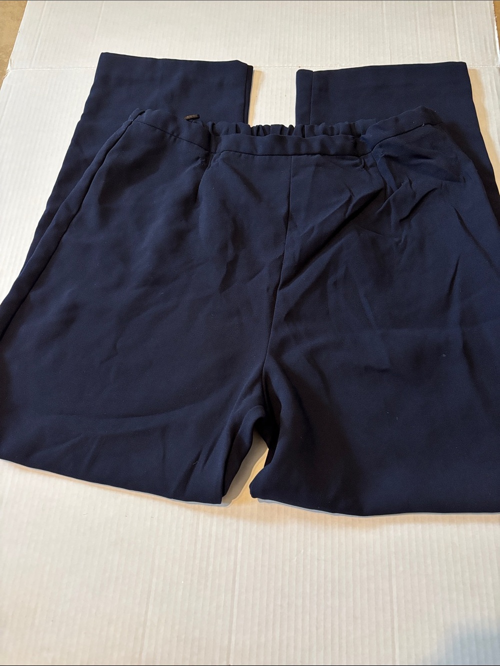 Black Elastic-Waist dress Pants